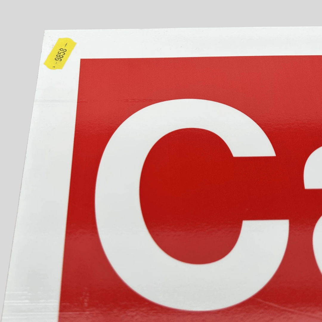 Caution Site Entrance Sign – 60cm x 45cm Safety Warning Board - Cleaning Products UK