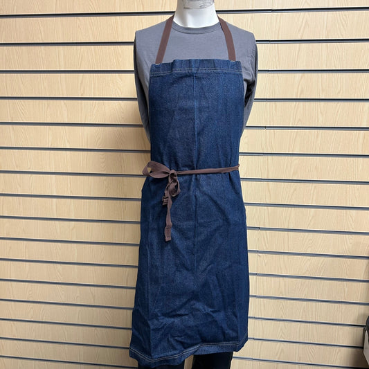 Chef Works "Dennys Uniforms DP101" Waist Apron Denim Look - One Size - Cleaning Products UK