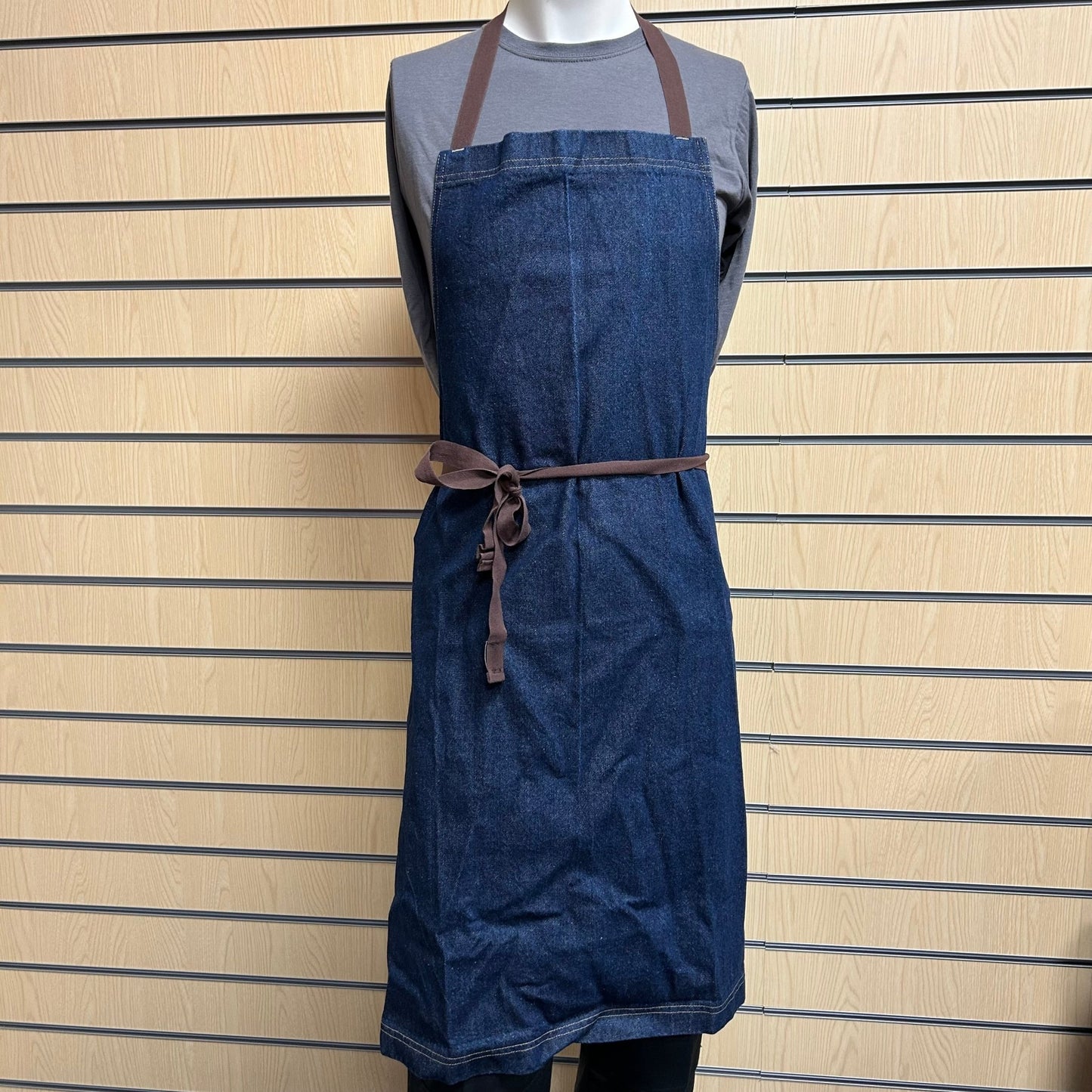 Chef Works "Dennys Uniforms DP101" Waist Apron Denim Look - One Size - Cleaning Products UK