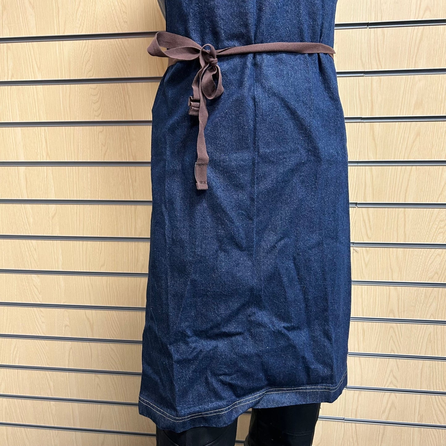Chef Works "Dennys Uniforms DP101" Waist Apron Denim Look - One Size - Cleaning Products UK