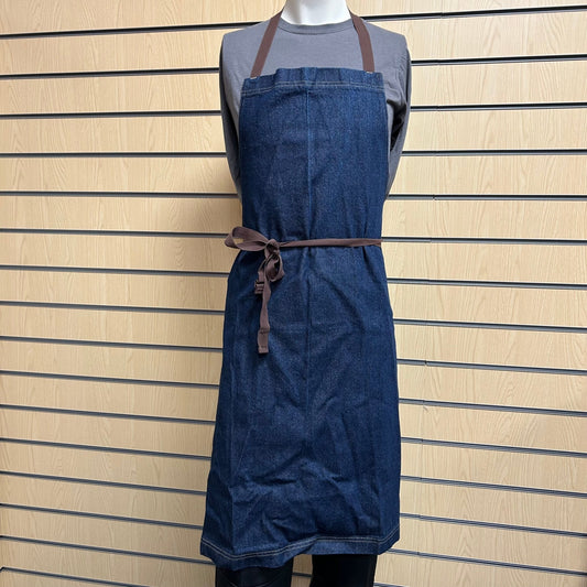 Chef Works "Dennys Uniforms DP101" Waist Apron Denim Look - One Size - Cleaning Products UK