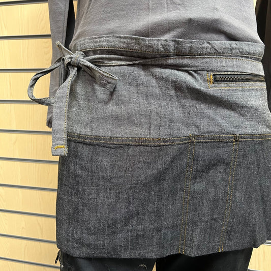Chef Works Waist Apron - Denim Look - One Size Urban Collection - Cleaning Products UK