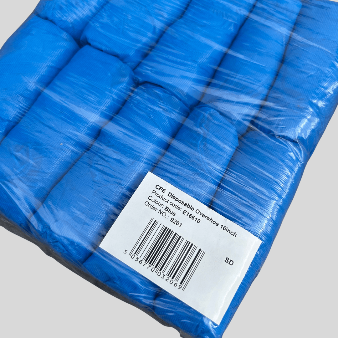 Disposable Blue Overshoes β Pack of 100 - Cleaning Products UK