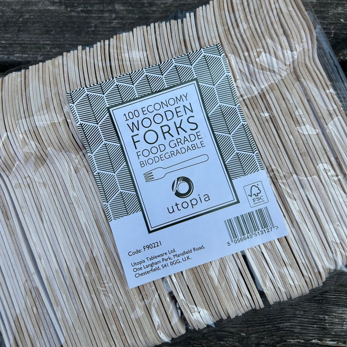 Disposable Forks – Pack of 100 | Eco - Friendly Cutlery - Cleaning Products UK