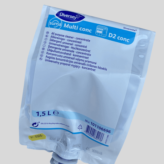 Diversey Suma Multi - Concentrate D2 – 1.5L All - Purpose Cleaner (101106696) - Cleaning Products UK