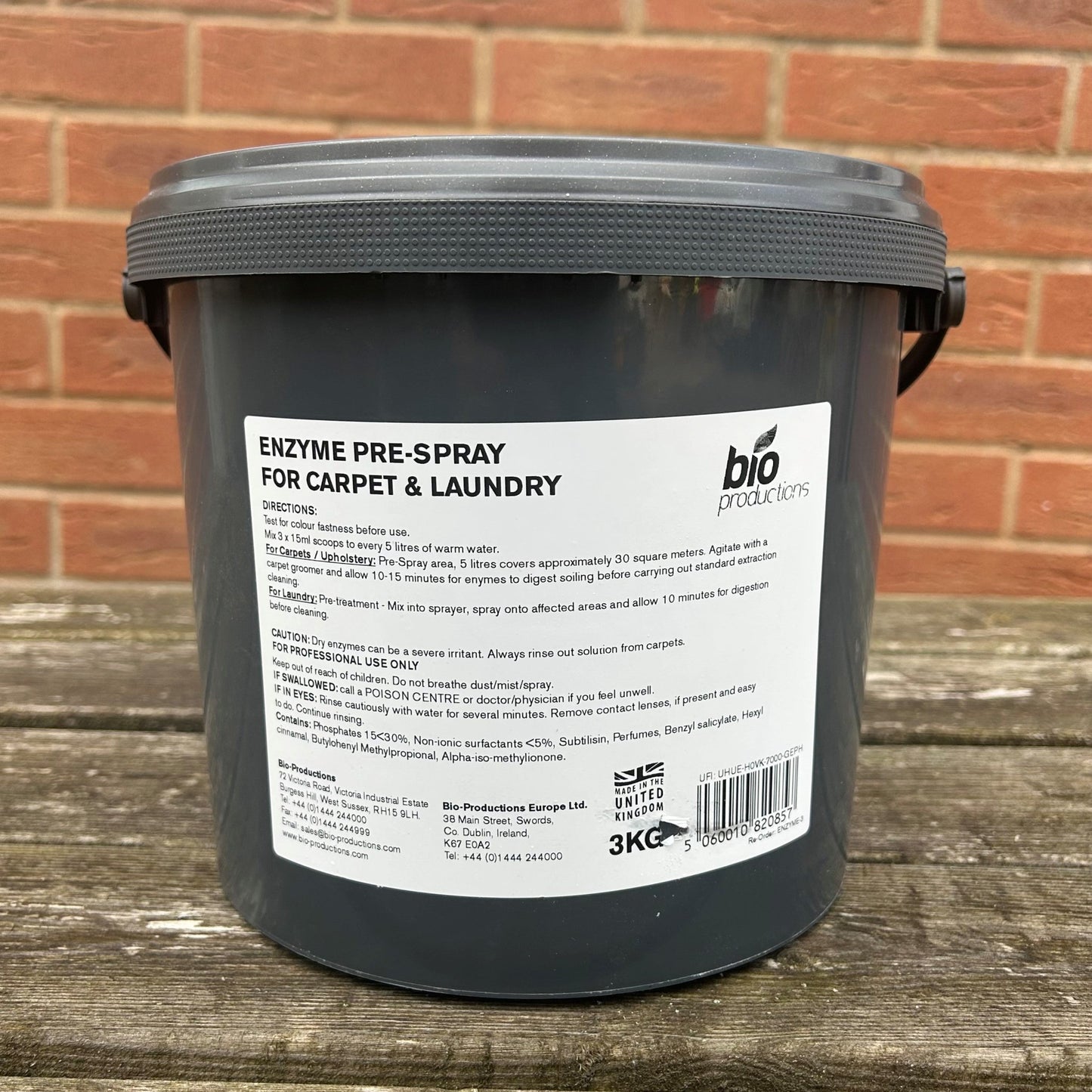 Double Hit Enzyme Pre - spray 3kg - Cleaning Products UK