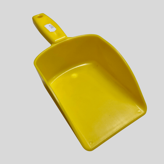 Durable Yellow Plastic Scoop – Multi - Purpose Utility Shovel - Cleaning Products UK