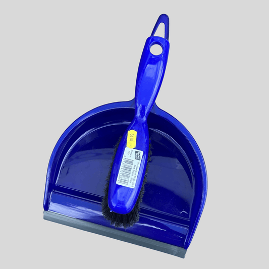 Dustpan & Brush Set – Available in Blue, Green, Red or Yellow - Cleaning Products UK