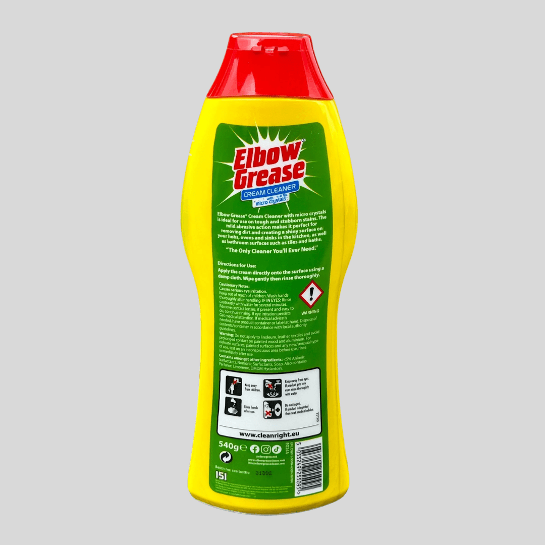 Elbow Grease Cream Cleaner 550ml - Cleaning Products UK