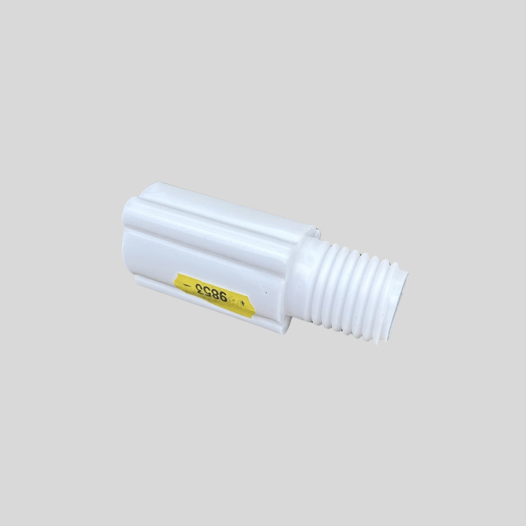 Exel Hygiene Broom Adaptor β White Plastic Handle Connector - Cleaning Products UK
