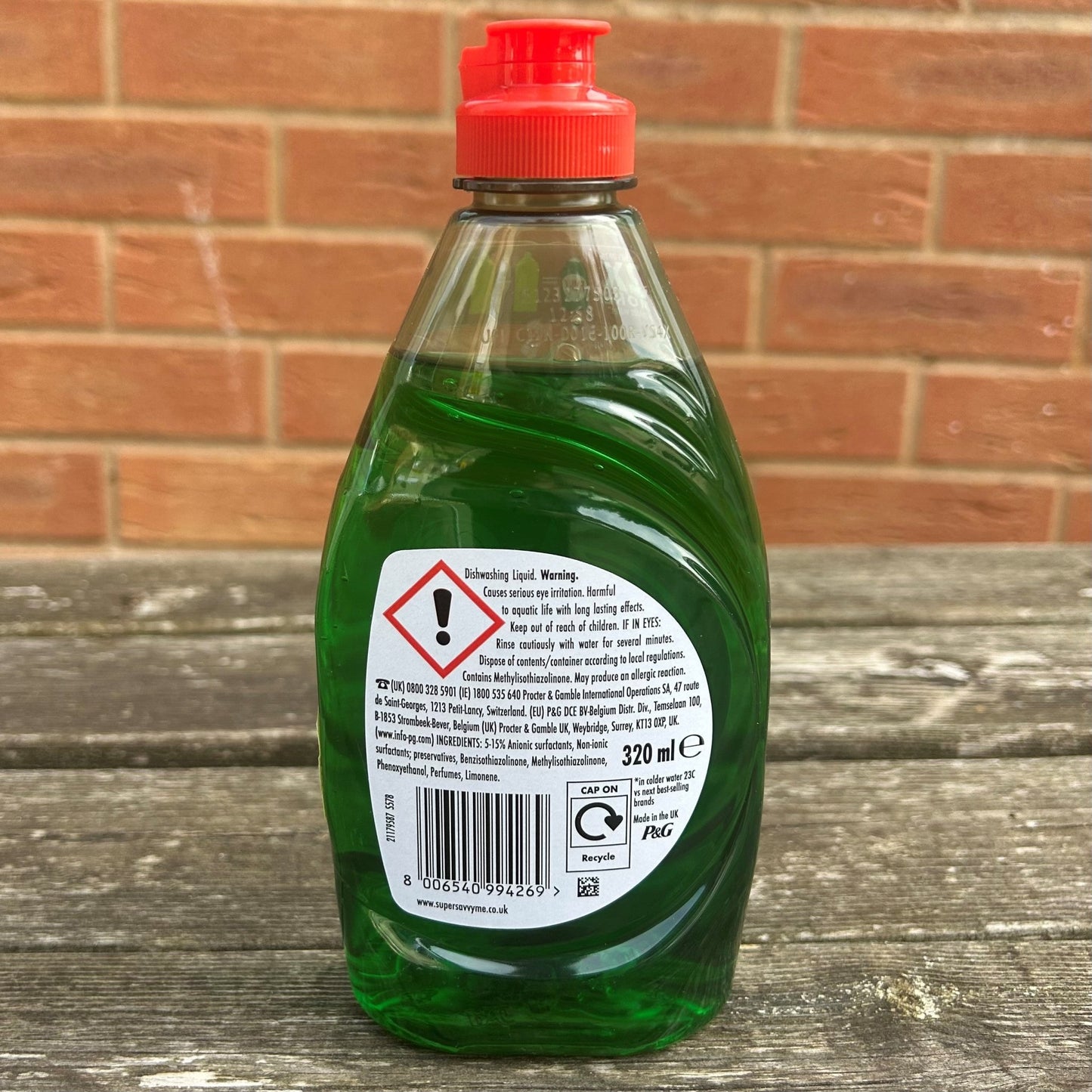 Fairy Washing Up Liquid 320ml - Cleaning Products UK