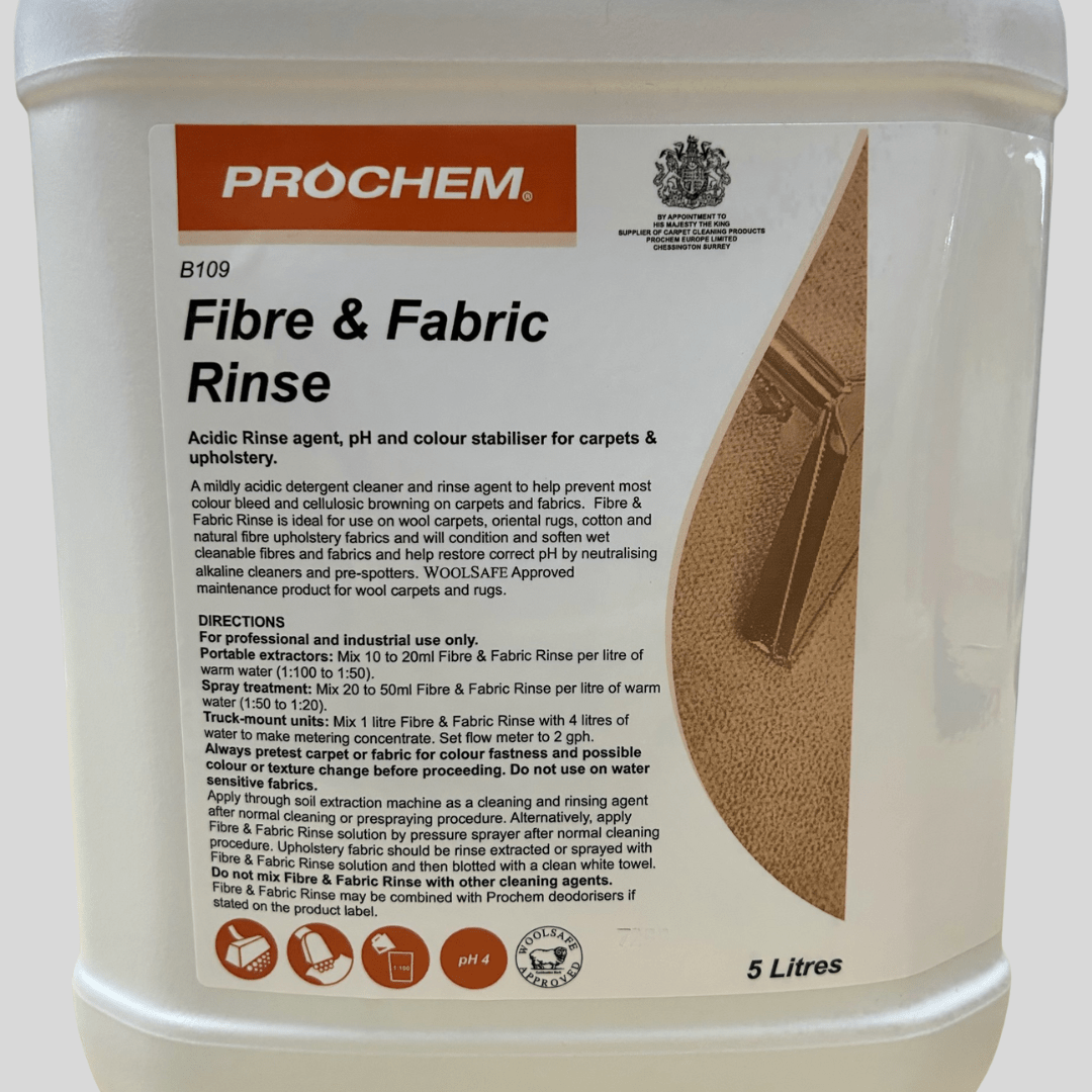 Fibre & Fabric Rinse 5ltr - Cleaning Products UK