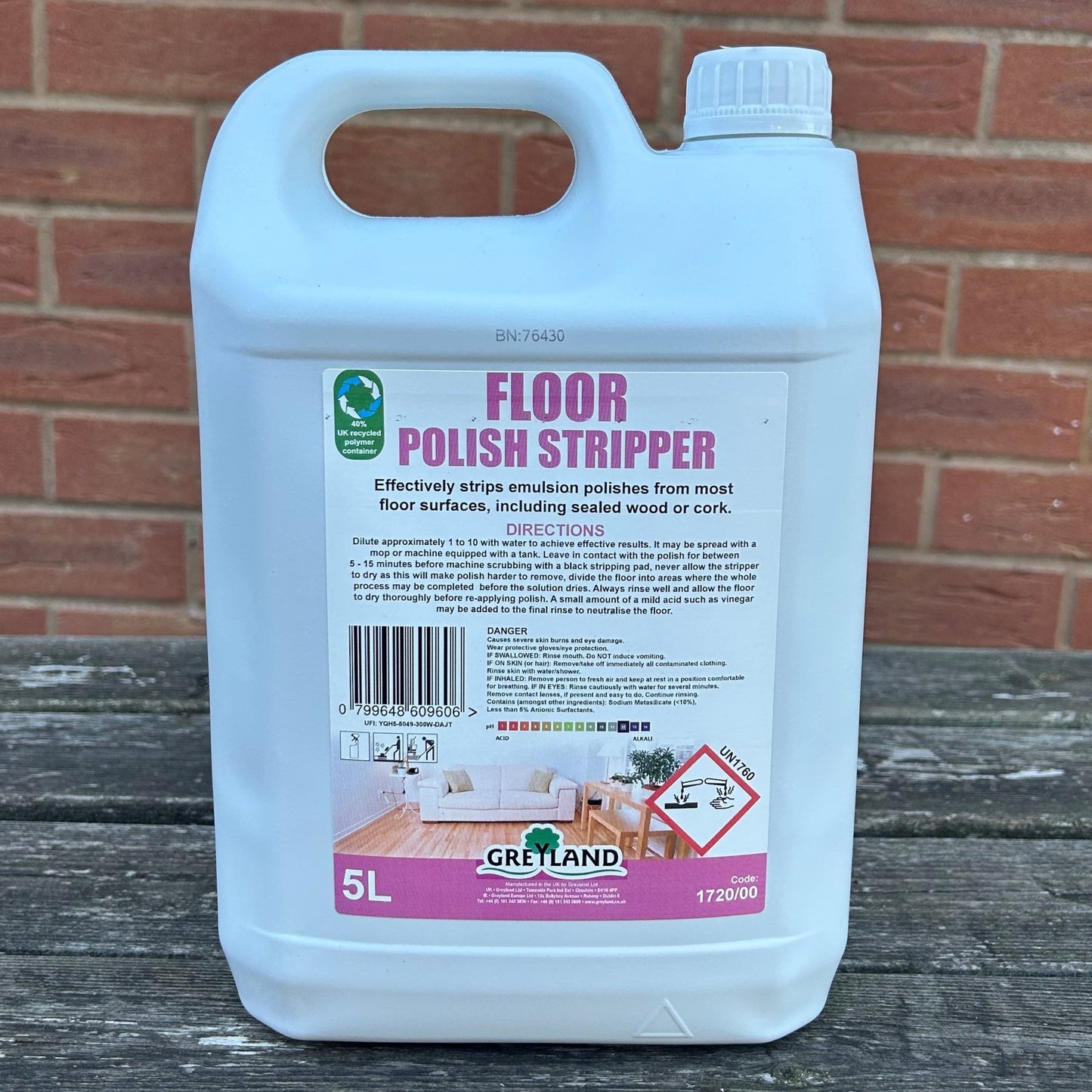 Floor Polish Stripper 5ltr - Cleaning Products UK