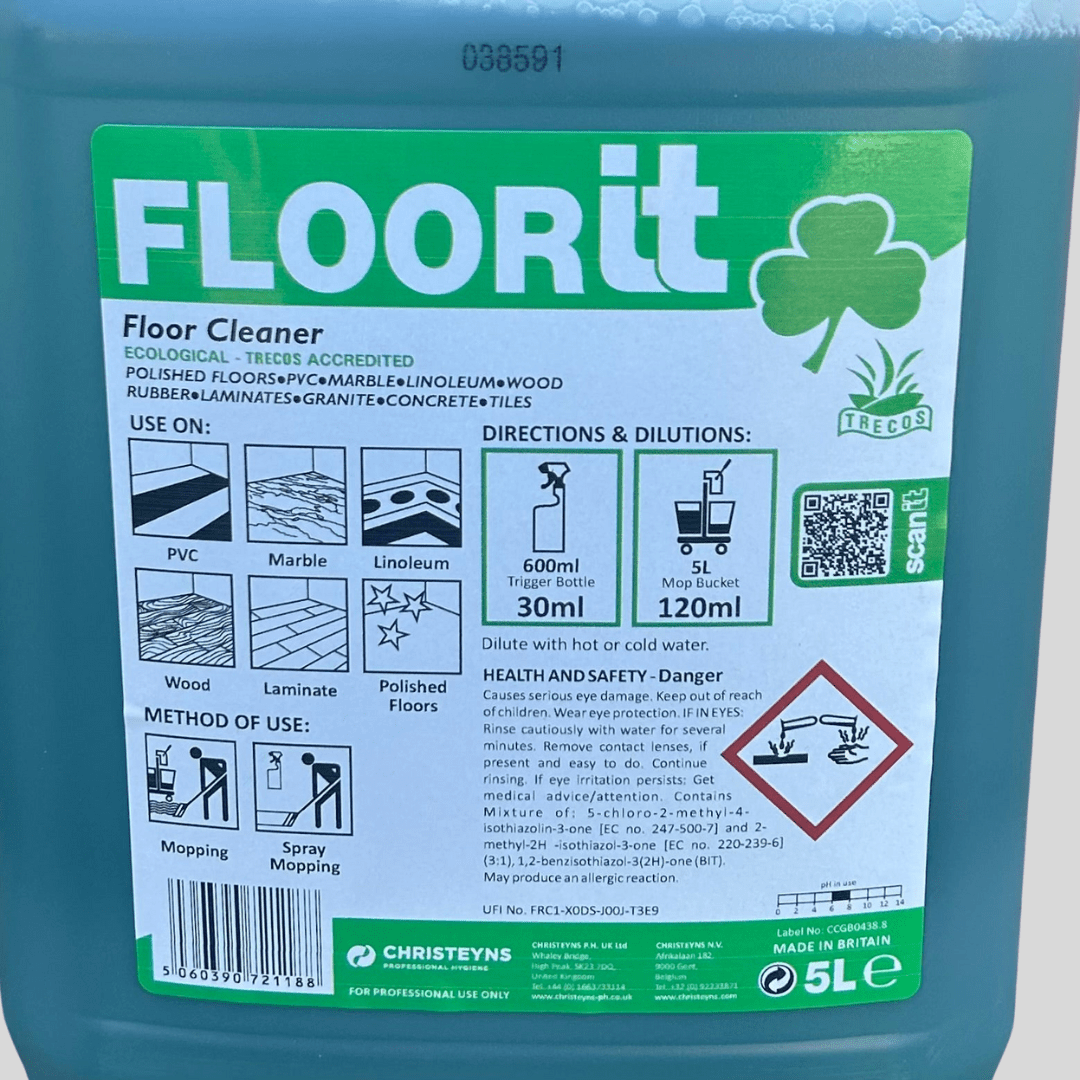 FLOORIT Floor Cleaner 5ltr - Cleaning Products UK