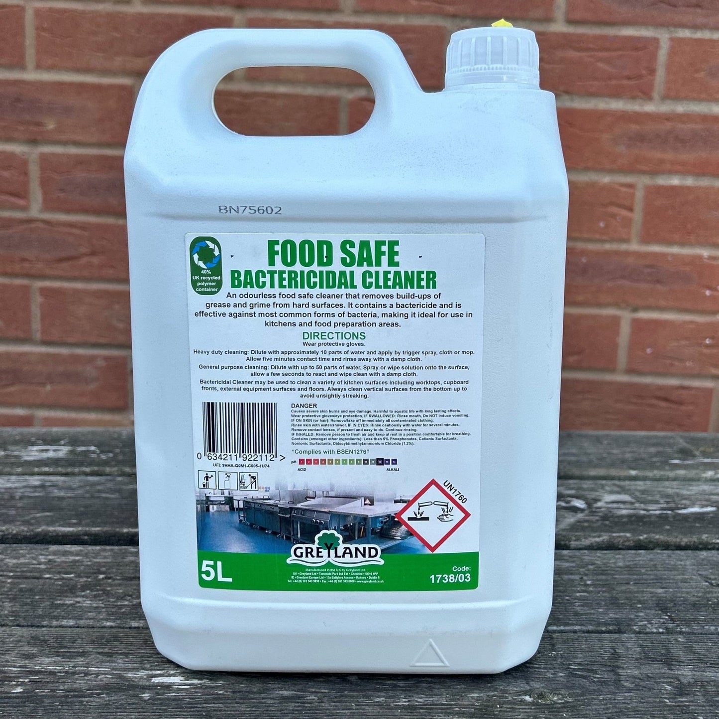 Food Safe Bactericidal Cleaner 5ltr - Cleaning Products UK