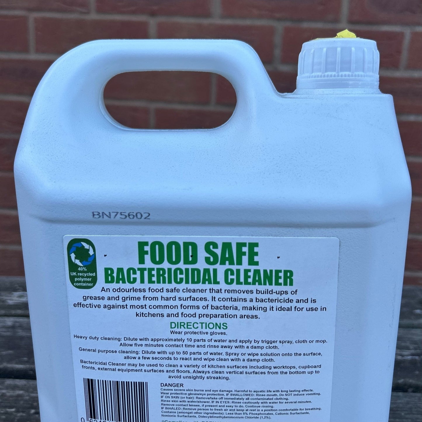 Food Safe Bactericidal Cleaner 5ltr - Cleaning Products UK