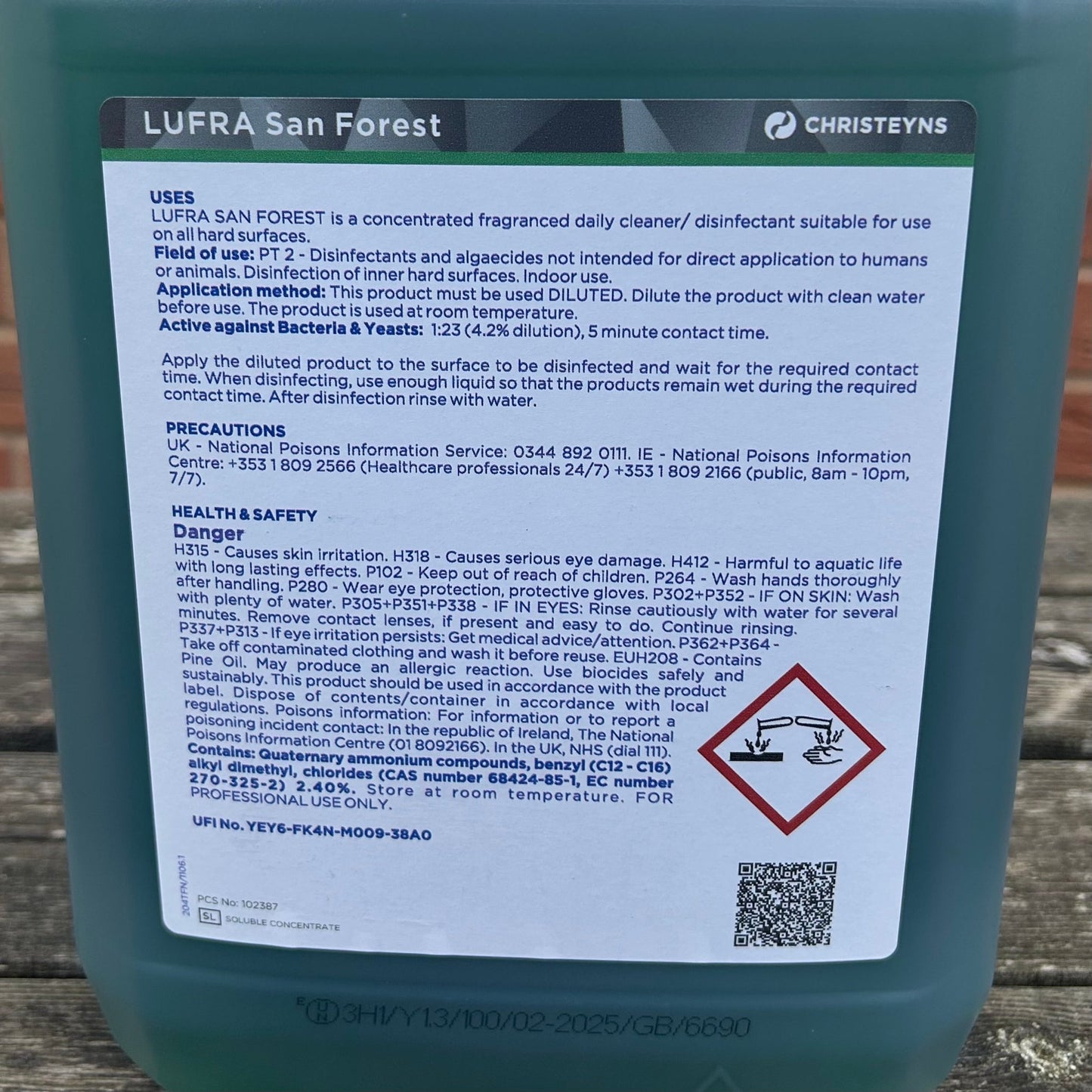 Fresh Mountain Pine Disinfectant 5ltr - Cleaning Products UK