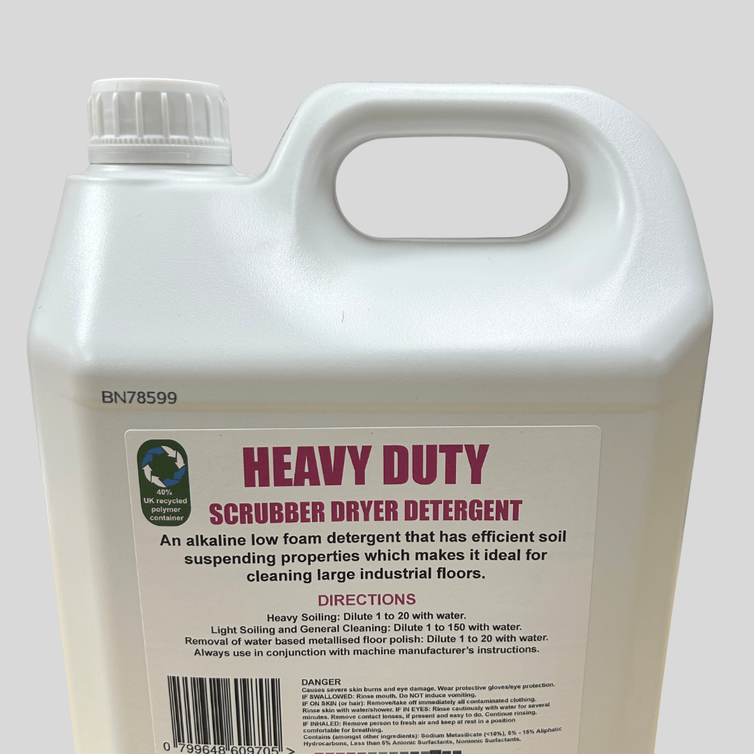 Heavy Duty Scrubber Dryer Detergent 5ltr - Cleaning Products UK