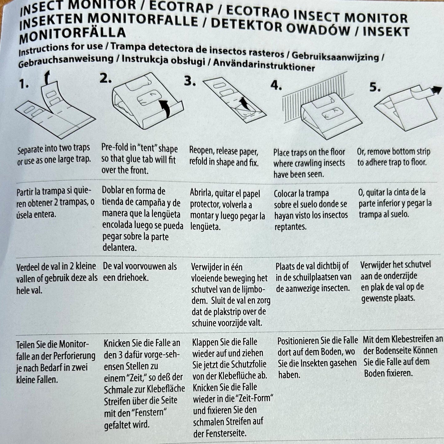 Insect Monitors x 2 - Cleaning Products UK