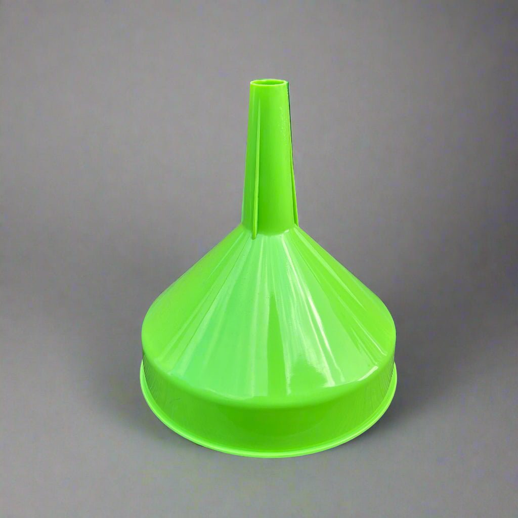 Large Green Plastic Funnel - Cleaning Products UK