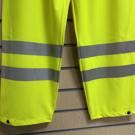 Large Hi - Vis Yellow Trousers with 3M Scotchlite Reflective Tape – B Seen - Cleaning Products UK