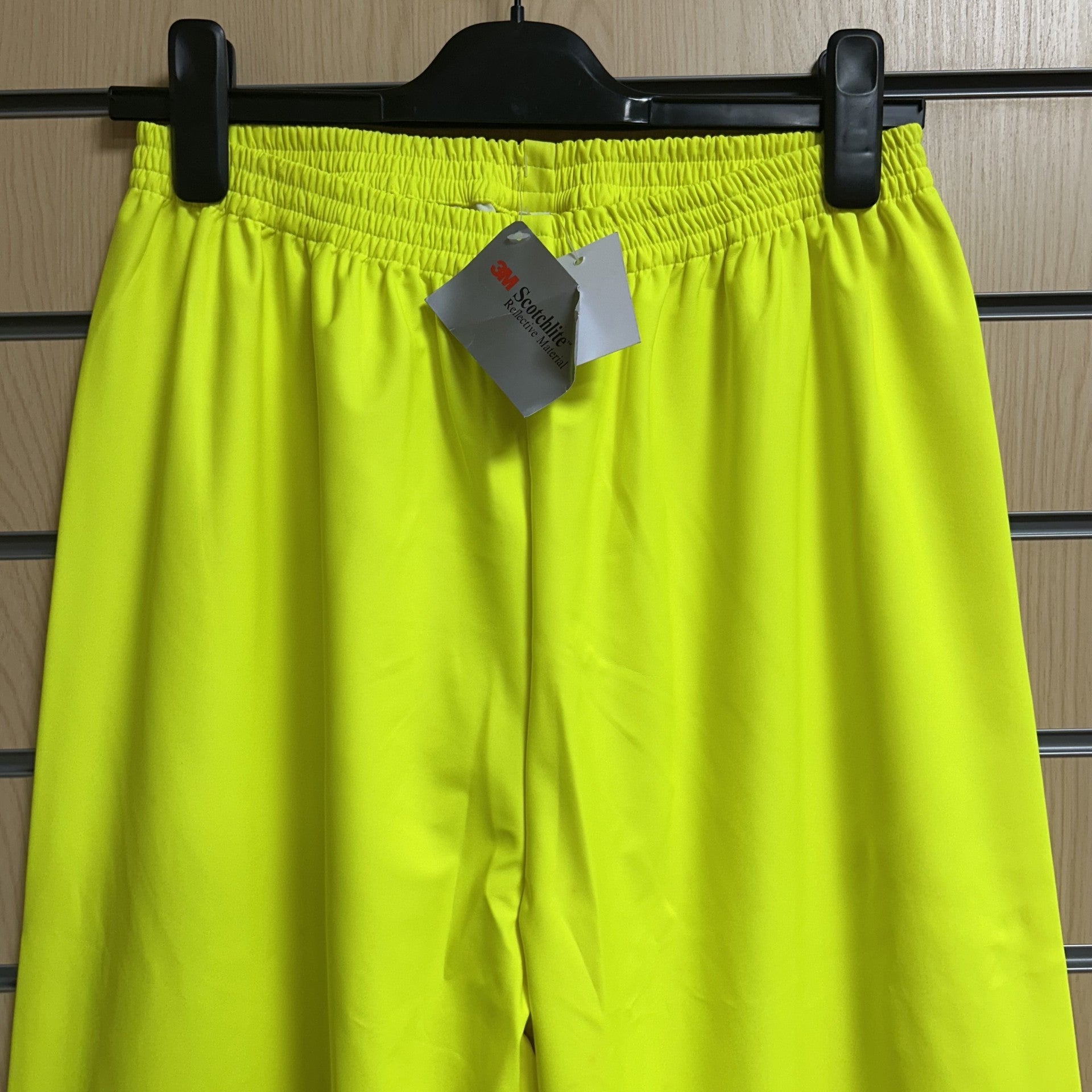 Large Hi - Vis Yellow Trousers with 3M Scotchlite Reflective Tape – B Seen - Cleaning Products UK