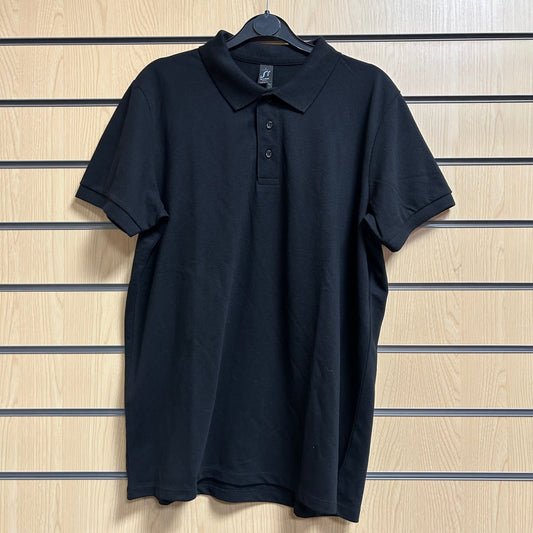 Large Mens Black Polo Shirt SOL - Cleaning Products UK