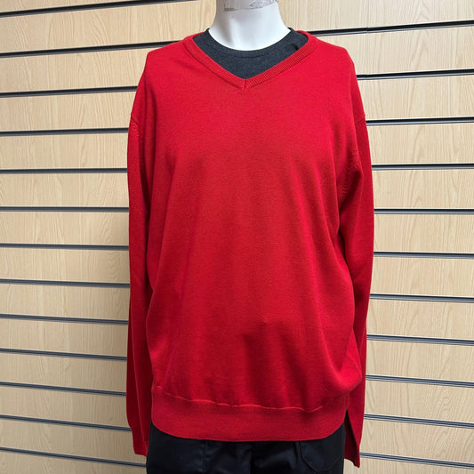 Large PR694 Red Vneck Knitwear - Cleaning Products UK