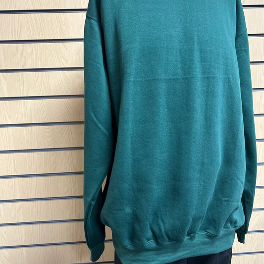 Large Sweatshirt Bottle Green - Cleaning Products UK