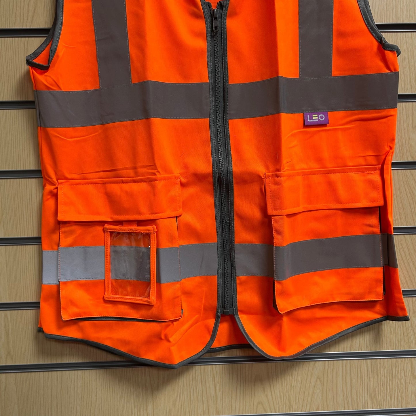 Large Women’s Superior Hi - Vis Waistcoat with Zip – Orange - Cleaning Products UK