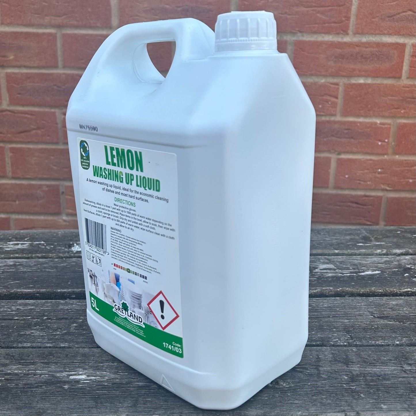 Lemon Washing Up Liquid 5ltr - Cleaning Products UK
