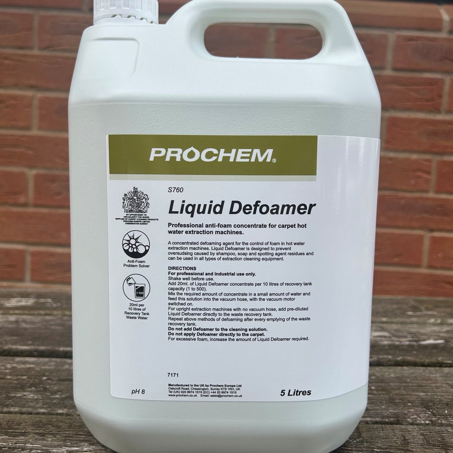 Liquid Defoamer 5ltr - Cleaning Products UK