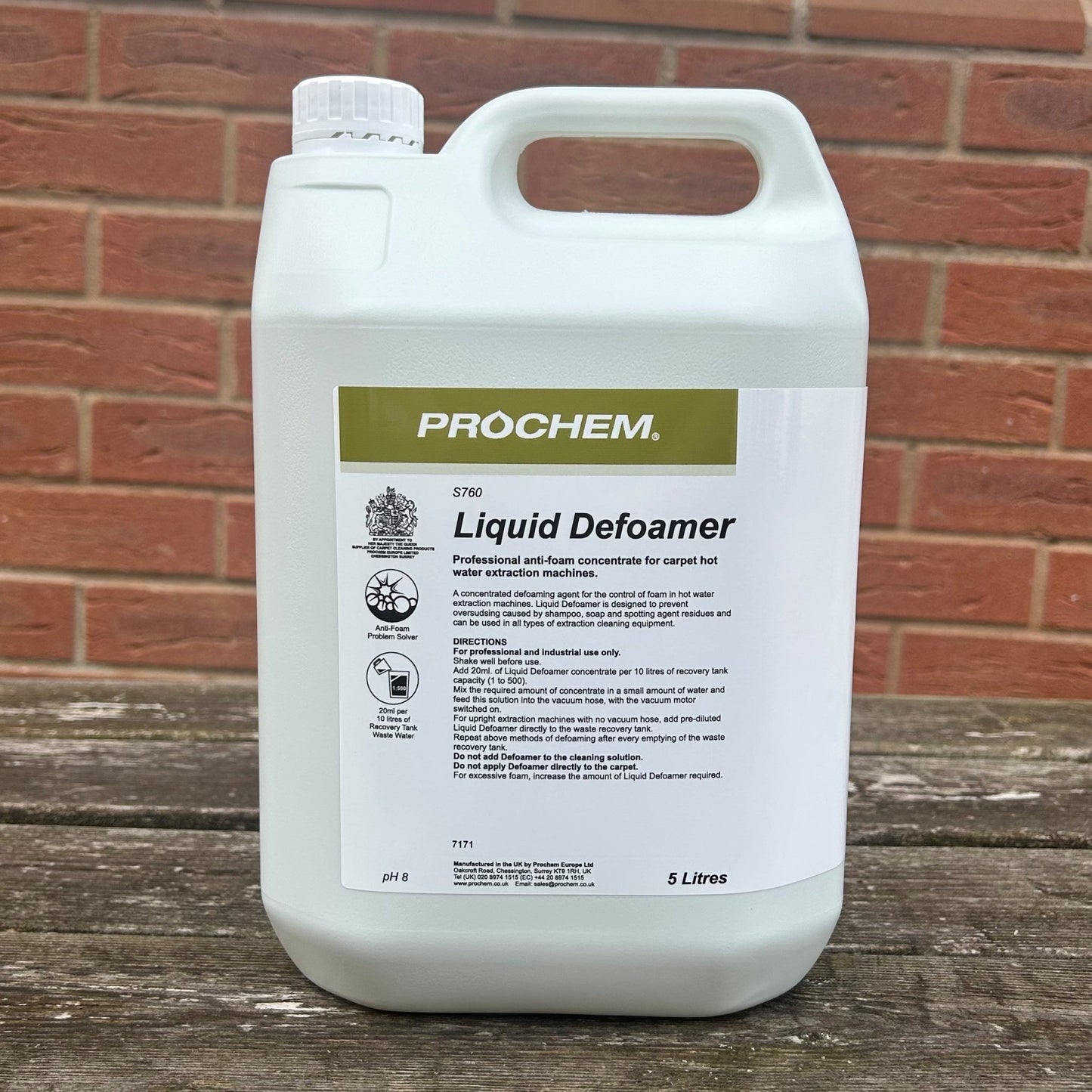 Liquid Defoamer 5ltr - Cleaning Products UK