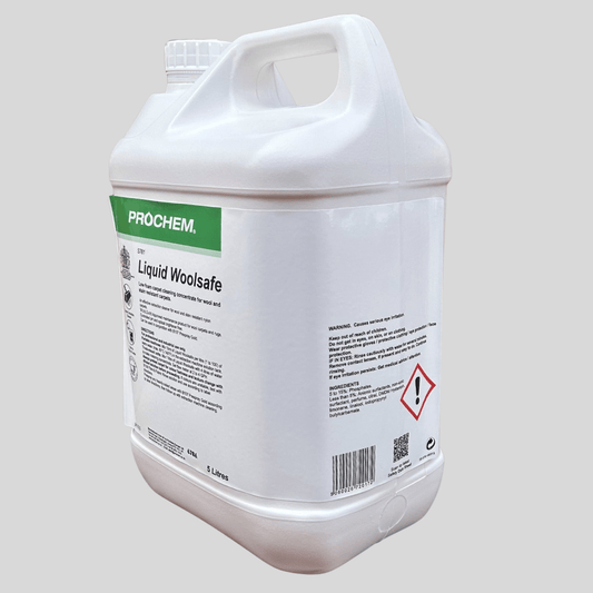 Liquid Woolsafe 5 Litre – Wool Carpet Extraction Cleaner Prochem - Cleaning Products UK