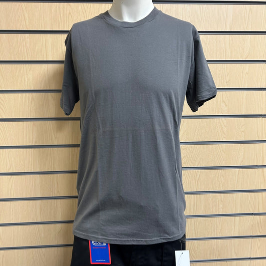 Medium Anvil Short Sleeve T-Shirt – Grey - Cleaning Products UK