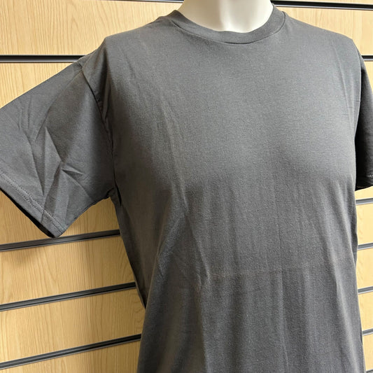 Medium Anvil Short Sleeve T-Shirt – Grey - Cleaning Products UK