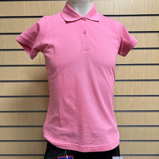 Medium B&C Women's Polo Shirt | Bright Pink - Cleaning Products UK