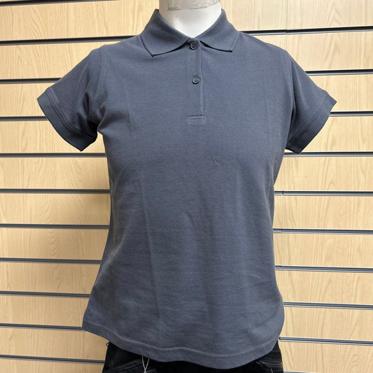 Medium B&C Women's Polo Shirt | Charcoal Grey - Cleaning Products UK