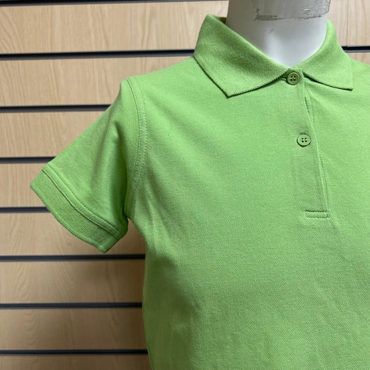 Medium B&C Women's Polo Shirt | Lime Green - Cleaning Products UK