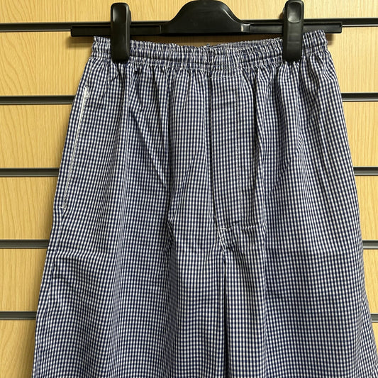 Medium Blue & White Chef Trousers TR13 - Cleaning Products UK