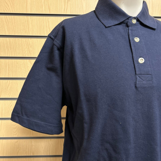 Medium Henbury Polo Shirt | Navy H100 - Cleaning Products UK