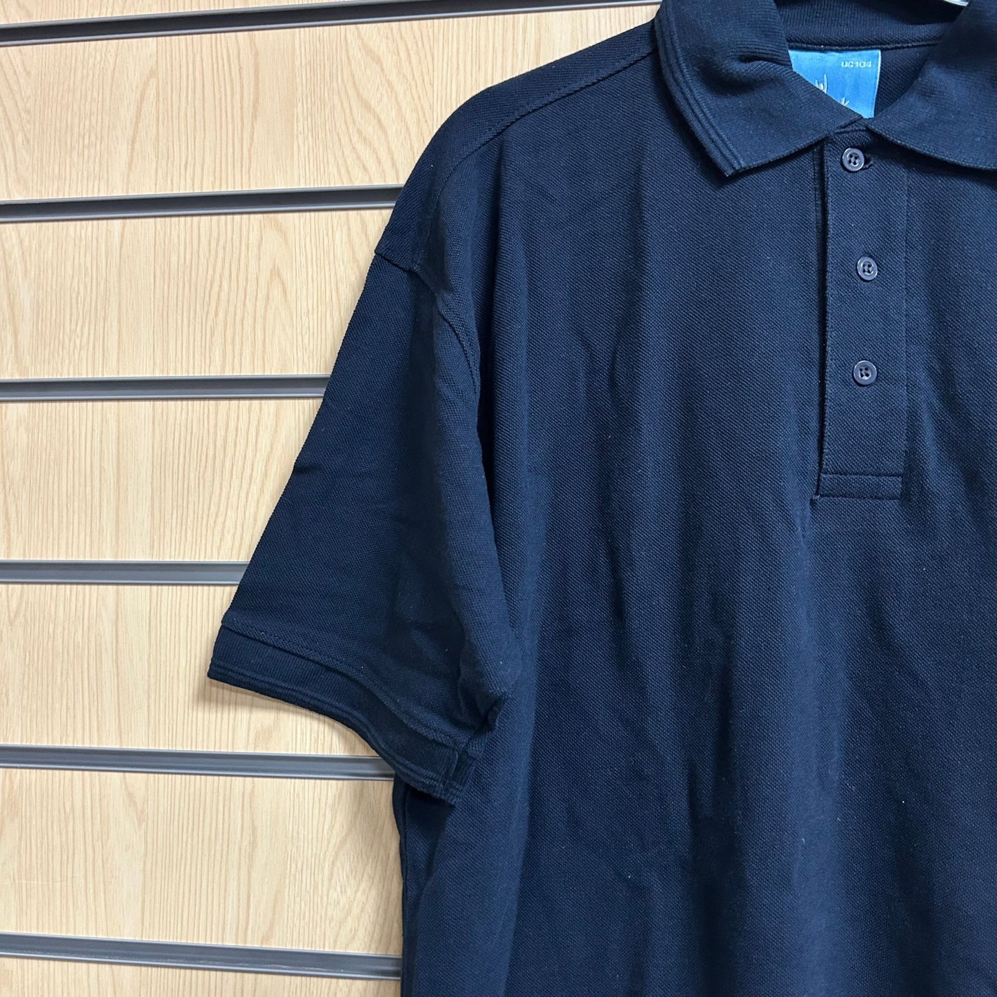 Medium Navy Polo Shirt Uneek UC104 - Cleaning Products UK
