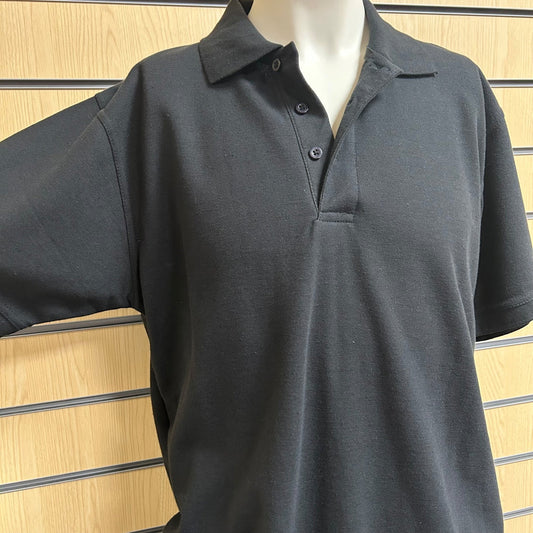 Medium ST Supertouch Polo Shirt – Black - Cleaning Products UK