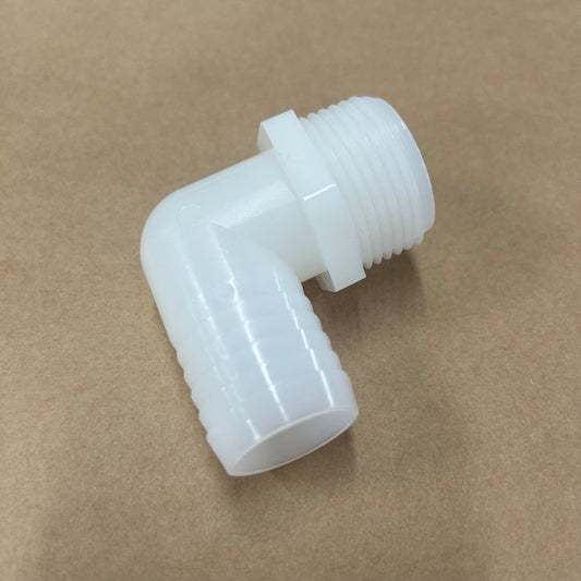 Nylon male threaded elbow hosetail - Cleaning Products UK