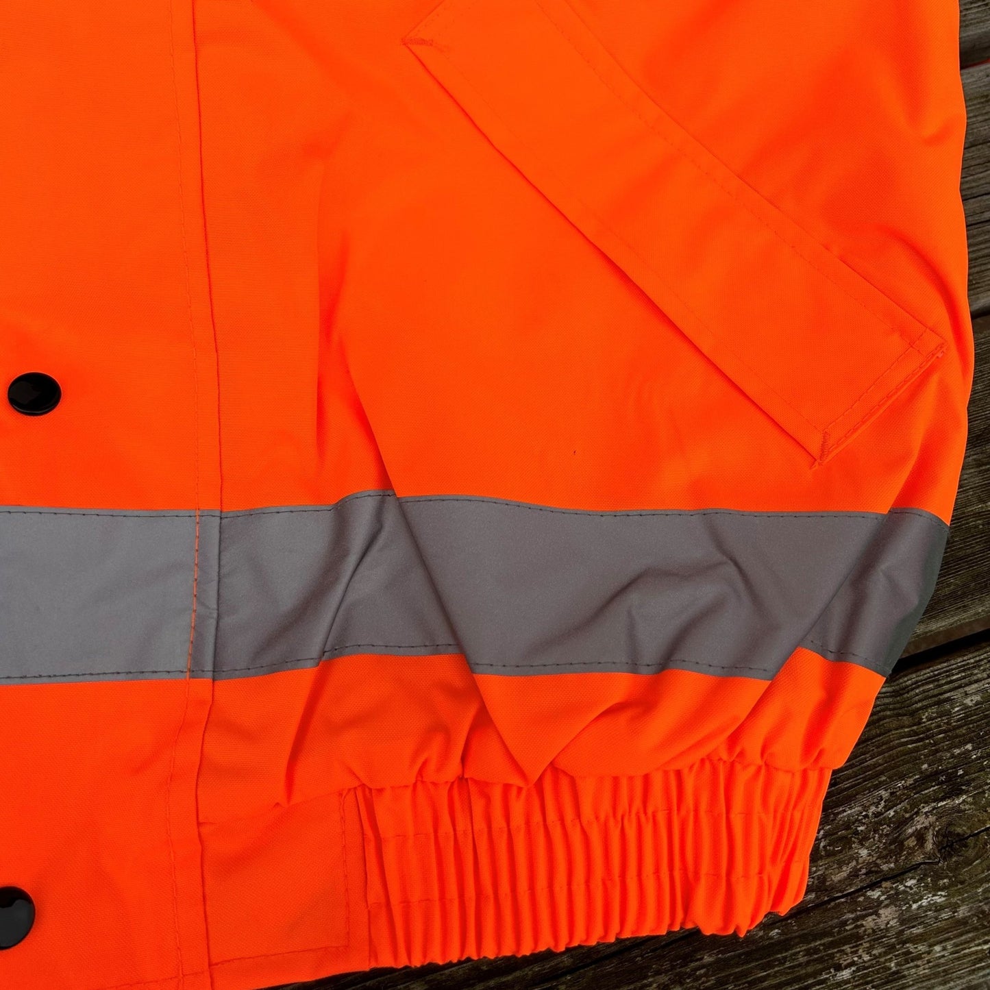 Orange Hivis Bomber Jacket - Cleaning Products UK