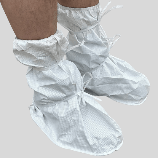 PAIR Ansell Over Boots PVC 407.42 - 46 Size 8 - 11 - Cleaning Products UK