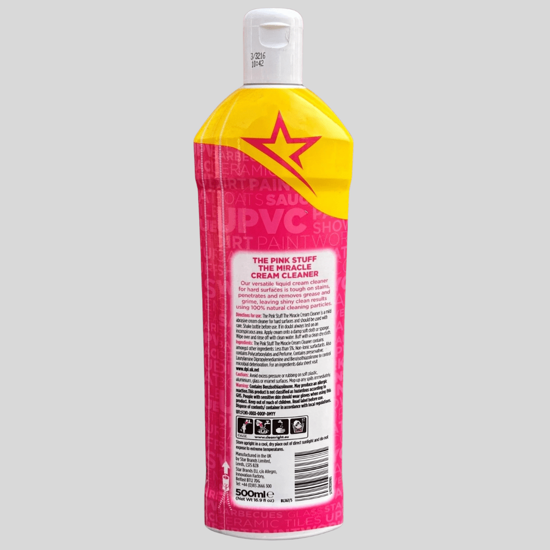 Pink Stuff Cream Cleaner 500ml - Cleaning Products UK