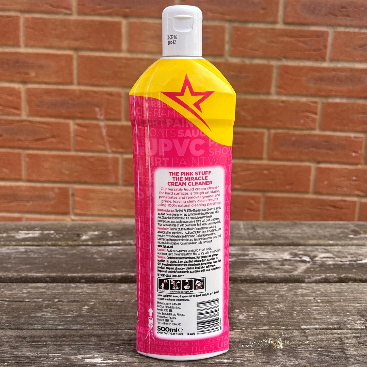 Pink Stuff Cream Cleaner 500ml - Cleaning Products UK