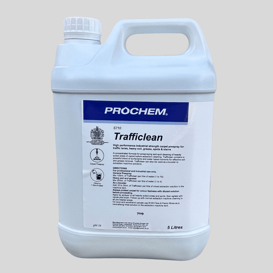 Prochem Trafficlean 5 Litre – Industrial Strength Carpet Pre - Spray & Booster - Cleaning Products UK