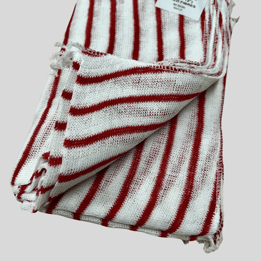Red Hygiene Colour Coded Dishcloth PK 10 - Cleaning Products UK